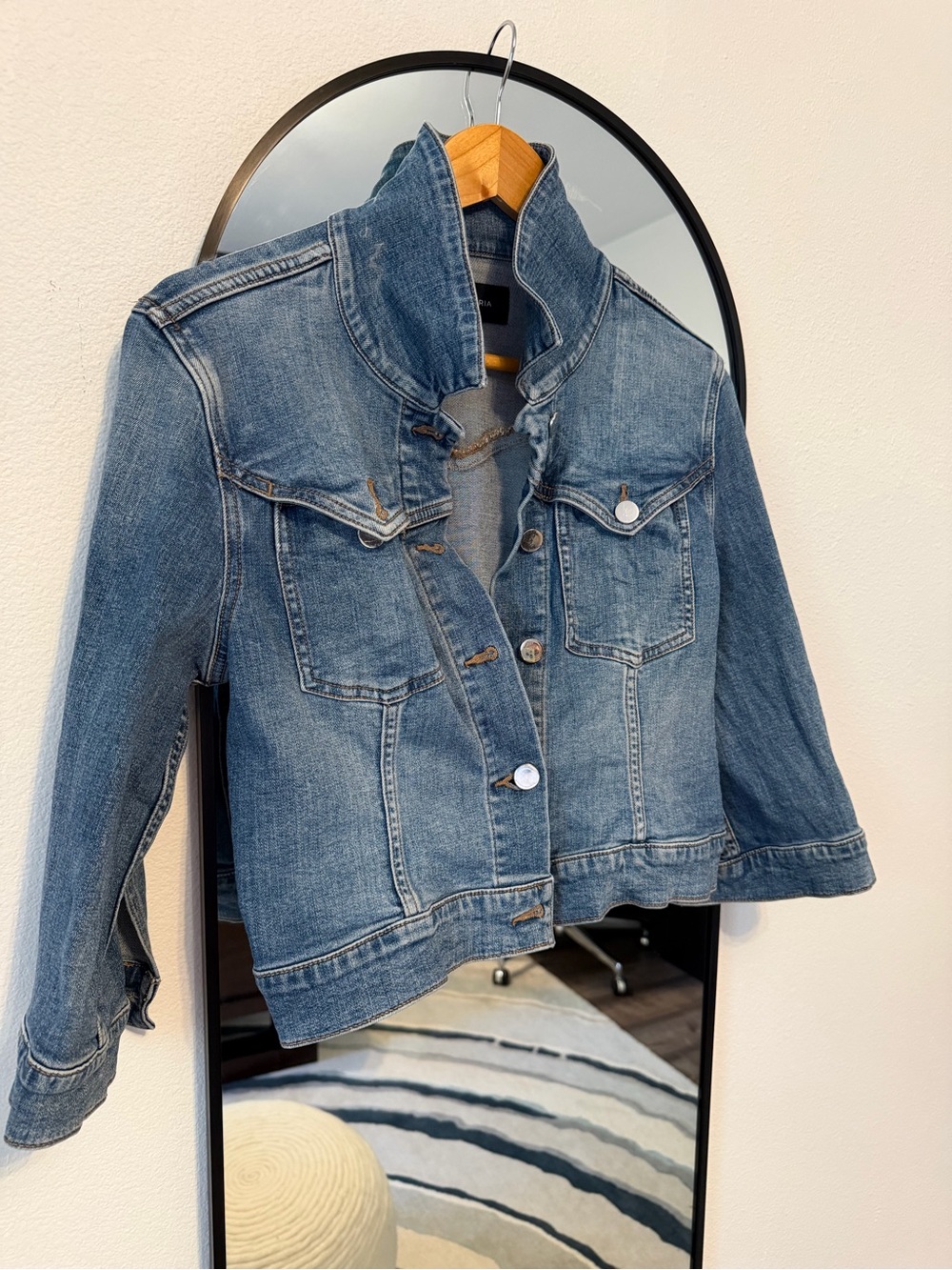 BCBGMaxAzria Medium Blue Denim Jacket